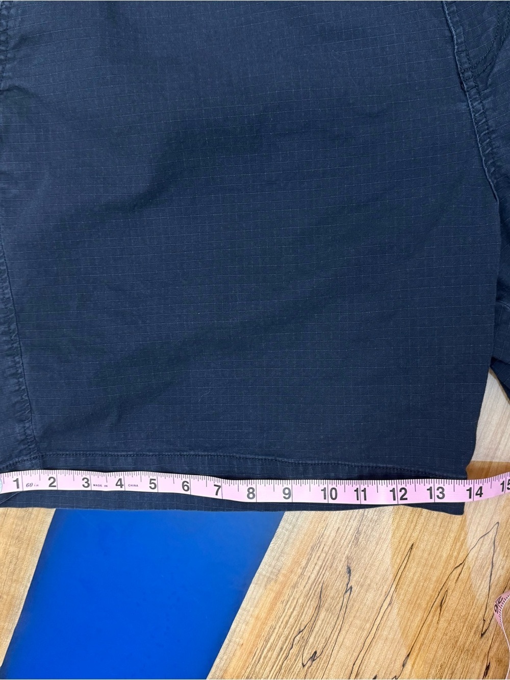 Lucky Brand Men’s XXL Navy Blue Stretch Ripstop Chino Shorts 98% Cotton Casual - Picture 4 of 9